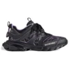 Track-Sock-Sneaker «Schwarz und Hellviolett, Strick und Nylon» 736328W3SKC1058