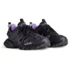 Track-Sock-Sneaker «Schwarz und Hellviolett, Strick und Nylon» 736328W3SKC1058