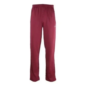 Trainingshose mit gestickten Einsätzen «Burgundy White» 601609TGV046260
