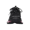 Triple S «Clear Sole – Black Pink Neon» 544351W2FR11053