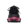 Triple S «Clear Sole – Black Pink Neon» 544351W2FR11053