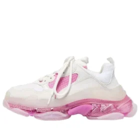 Triple S Clear Sole Trainer «White Pink» 544351W09ON9025