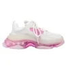 Triple S Clear Sole Trainer «White Pink» 544351W09ON9025