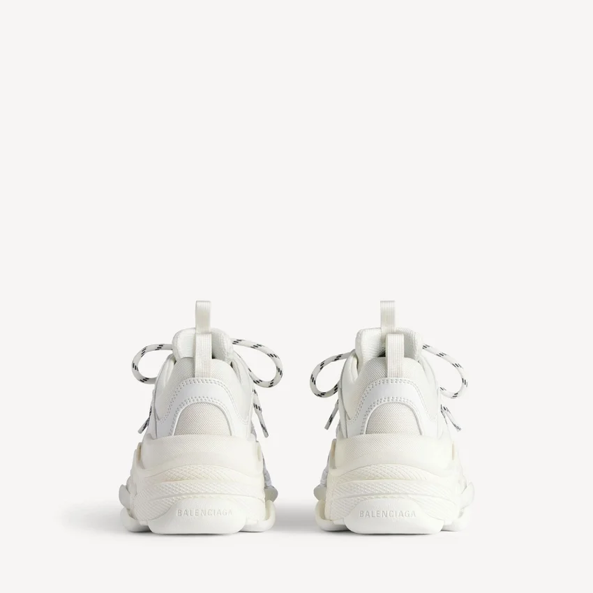 Triple S Glitter Spray Sneaker für Damen in Weiss/Silber Triple S Glitter Spray Sneaker für Damen in Weiss/Silber