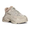 Triple S «Kunstfell – Beige» 668562W3CQ59710