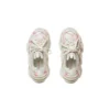 Triple S Logotype Sneaker «Weiss und Pink, technisches Material» 654251W2FAB9050