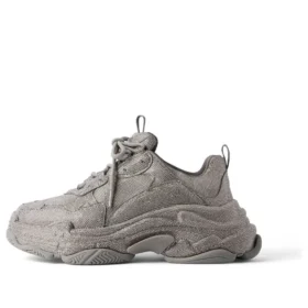 Triple S mit Strasssteinen «Dark Grey» 524039W2TST1249