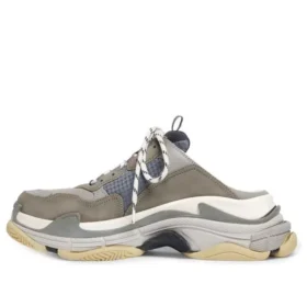 Triple S Pantoletten «Grey Blue Double Foam and Mesh» 755687W3SM11259