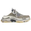Triple S Pantoletten «Grey Blue Double Foam and Mesh» 755687W3SM11259