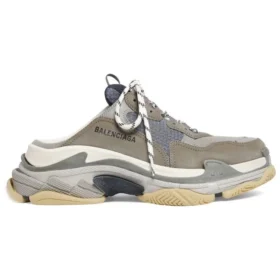 Triple S Pantoletten «Grey Blue Double Foam and Mesh» 755687W3SM11259