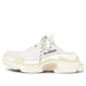 Triple S Pantoletten «White Double Foam and Mesh» 755686W3SM29097