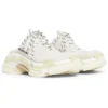 Triple S Pantoletten «White Double Foam and Mesh» 755686W3SM29097