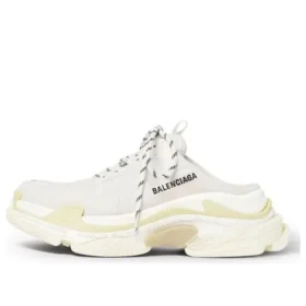 Triple S Pantoletten «White Double Foam and Mesh» 755687W3SM29097