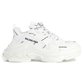 Triple S Sneaker «All Over Logo – Weiss» 524039W2FA19010