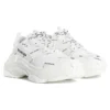 Triple S Sneaker «All Over Logo – Weiss» 524039W2FA19010