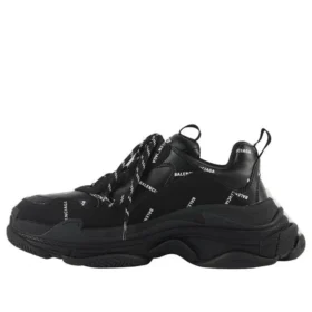 Triple S Sneaker «Allover Logo – Black» 536737W2FA11090