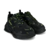 Triple S Sneaker «Allover Logo – Black Fluo Yellow» 536737W2FA11070