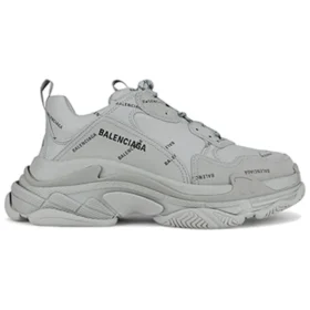Triple S Sneaker «Allover Logo – Grau» 536737W2FA11210