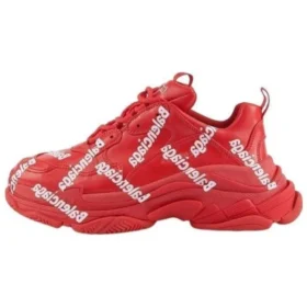 Triple S Sneaker «Allover Logo Red» 536737W2FAB6090