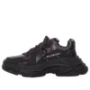 Triple S Sneaker «Allover Logo – Schwarz» 536737W2FA21081