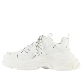 Triple S Sneaker «Allover Logo – White» 536737W2FA19010