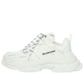 Triple S Sneaker «Allover Logo – White Multi» 536737W2FA89083