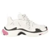 Triple S Sneaker «Allover Logo White Pink» 524039W2FA49155