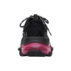 Triple S Sneaker «Clear Sole – Black Pink Neon» 541624W2FR11053