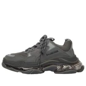 Triple S Sneaker «Clear Sole – Dunkelgrau» 541624W2GA11801