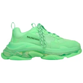 Triple S Sneaker «Clear Sole – Neon Green» 541624W2CF13801