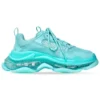 Triple S Sneaker «Clear Sole Turquoise» 541624W2GA14590