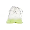 Triple S Sneaker «Clear Sole – Weiss Fluo-Gelb» 541624W2FR19073