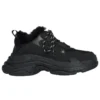 Triple S Sneaker «Faux Fur Black» 668563W3CQ51000