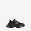 Triple S Sneaker für Damen mit transparenter Sohle in Schwarz