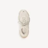 Triple S Sneaker für Herren mit transparenter Sohle in Weiss