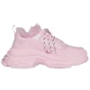 Triple S Sneaker Kunstfell «Pink» 668562W3CQ55000