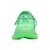 Triple S Sneaker mit transparenter Sohle «Neon Green» 544351W2CF13801