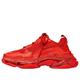 Triple S Sneaker mit transparenter Sohle «Red» 541624W2CE16500