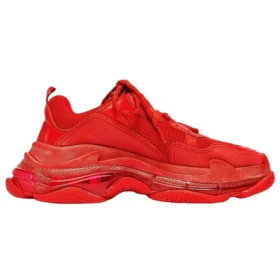 Triple S Sneaker mit transparenter Sohle «Red» 541624W2CE16500