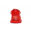 Triple S Sneaker mit transparenter Sohle «Red» 541624W2CE16500