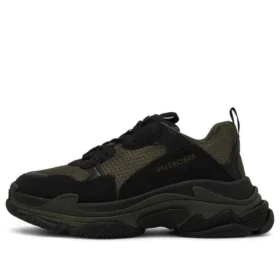 Triple S Sneaker «Olive Green Black» 536737W2FW24010
