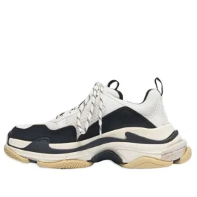 Triple S Sneaker «White Black» 536737W09OM9058