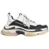 Triple S Sneaker «White Black» 536737W09OM9058