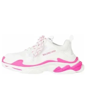 Triple S Sneaker «White Fluo Pink» 536737W2CA35390