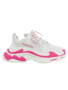 Triple S Sneaker «White Fluo Pink» 536737W2CA35390