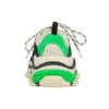 Triple S Sneaker «White Green Fluo» 536737W09O69063
