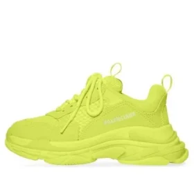 Triple S Sneakers «Fluo Yellow» 654251-W2CA5-7590