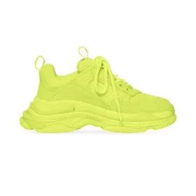 Triple S Sneakers «Fluo Yellow» 654251-W2CA5-7590