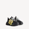 Triple S Tape Type Sneaker für Herren in Schwarz/Gelb