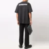 Turn Slit T-Shirt «Black» 641655TLVB39034